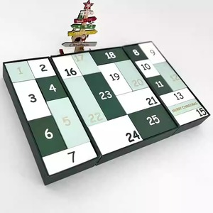 Mass Customized Christmas <strong>Advent</strong> <strong>Calendar</strong> Boxes Days <strong>Advent</strong> Countdown Gift Box Xmas Empty <strong>Advent</strong> <strong>Calendar</strong> Candy Cardboard Box - Product Image 3