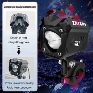 2 Stück Motorrad-Scheinwerfer LED-Frontlicht Mini-Fahrlicht Arbeitsleuchte Nebelscheinwerfer für Motorrad Auto LKW SR5U - Product Image 6