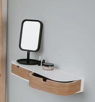 Meubles de maison chauds entrée rétro Console flottante moderne flottant en bois Table de chevet étagère tiroir monté table de chevet murale
