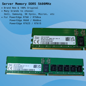 Hiệu suất cao Rack máy chủ Bộ nhớ 16GB 32GB 64GB 128GB 5600MHz DDR5 ECC đăng ký RAM cho PowerEdge r760 r660 r660xs Intel - Product Image 2