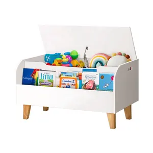 Toffy & Friends ตู้หนังสือเด็กทำจากไม้,ตู้เก็บของเล่นกล่องเก็บของสำหรับเด็ก - Product Image 1