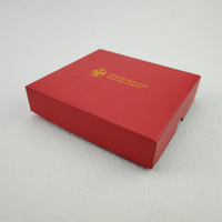 Boîte en carton mate imprimée au design personnalisé Logo doré personnalisé Boîte cadeau haut et bas de bijoux en papier écologique