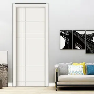 China top supplier high quality wooden inner doors morden design interior MDF wooden doors