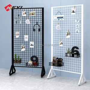 Free Standing Metal Gancho Grade Pendurado Cartão Fones De Ouvido Display Rack Luvas Gancho Display Stand