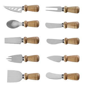 스테인레스 스틸 작은 치즈 도구 버터 스프레드 간장 토스트 포크 과일 나이프 매일 사용 - Product Image 6