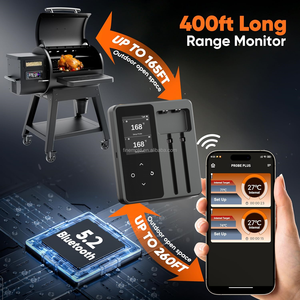 Bluetooth Smart Digital Fleisch <span class=keywords><strong>thermometer</strong></span> mit 2 Sonden Kunststoff-Lebensmittel <span class=keywords><strong>thermometer</strong></span> für Küchen <span class=keywords><strong>grill</strong></span> & Ofen - Product Image 2