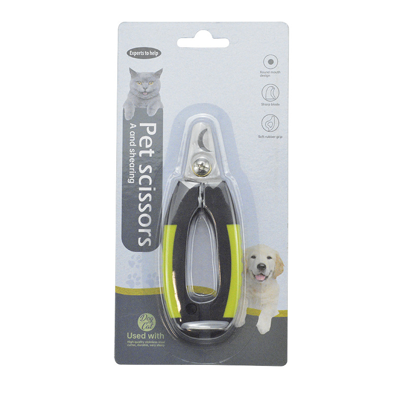 Ciseaux pour chiens de petite taille vert fluo