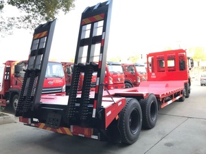Construction <b>Machinery</b> Lowbed Trailer 3/4/5 Axle 40ft Lowbed Semi-Trailer Container Trailer Flatbed for Sale - Product Image 5
