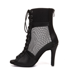 LUOQIAO Chaussures professionnelles de danse latine et jazz <span class=keywords><strong>pour</strong></span> femmes Nouvelles bottes à talons hauts <span class=keywords><strong>Bachata</strong></span> Party Performance Semelles souples supérieures pailletées - Product Image 2