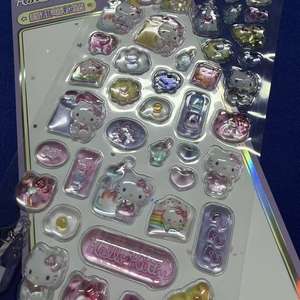 สติกเกอร์คริสตัลนูน 3 มิติ สำหรับเด็ก ลายการ์ตูน เด็กชาย เด็กหญิง ใช้ตกแต่งพร้อมอักษรย่อ - Product Image 5