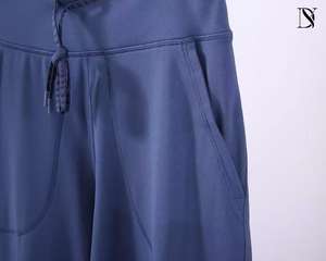 Leggings de Yoga de Cintura Media para Mujer, Pantalones de Fitness de Spandex/Nailon con Pierna Ancha para Correr al Aire Libre, Color Sólido, Ajuste Holgado - Product Image 3