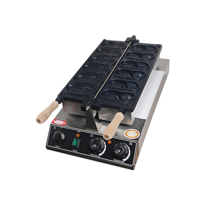 Divertente Macchina per <span class=keywords><strong>Waffle</strong></span> a Sei Fori a Forma di Scarpa per Cucine Commerciali, Caffetterie e Catering per Feste, con Opzione di Cottura in Serie - Product Image 3
