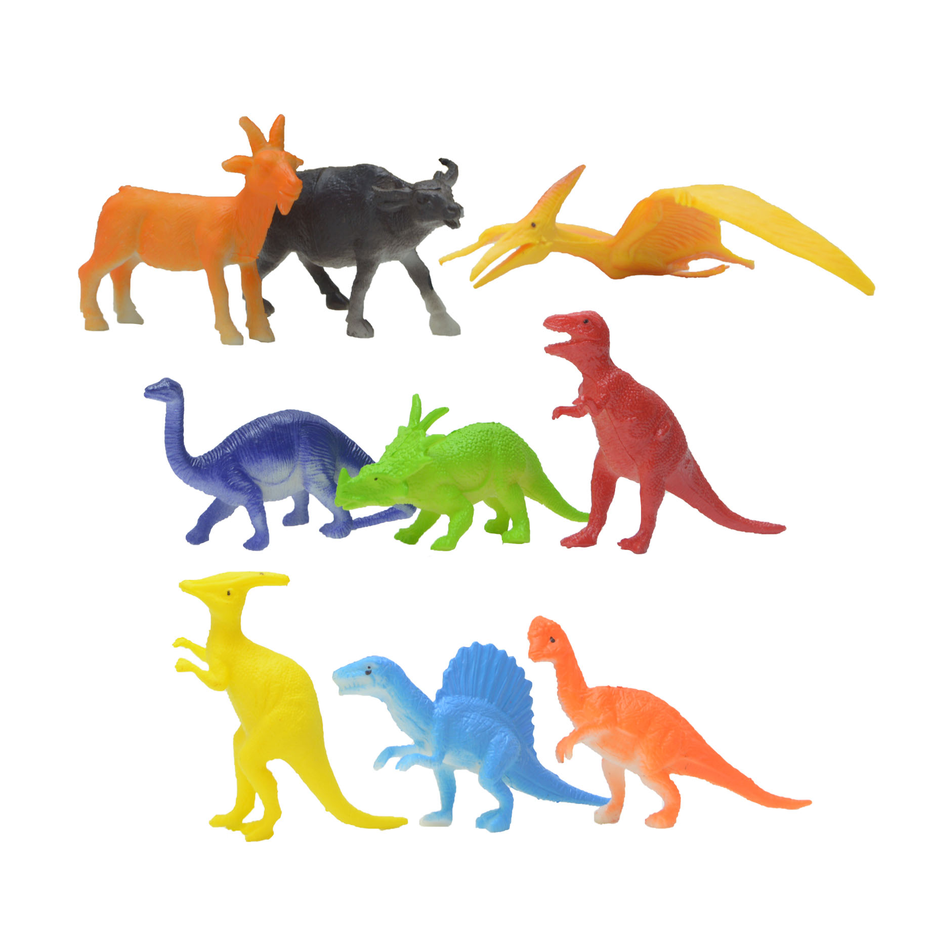 Набор игрушечных динозавров из ПВХ, реалистичные Мини-модели диких животных, 14 шт.