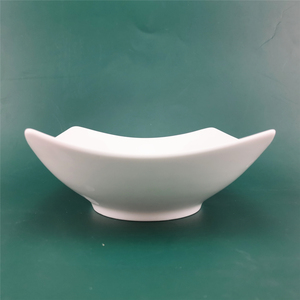 Juego de vajilla cuadrada de porcelana, blanco liso, grado ab, 16 Uds., venta al por mayor, China - Product Image 5
