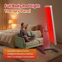Panel de Luz Roja PBM de Alta Irradiancia con 1280 LED, Panel LED de Doble Longitud de Onda 660nm 850nm para Cuerpo Completo, Clínicas Quiroprácticas