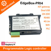 Controlador Lógico Programable Industrial PLC, Modbus Rs485 RJ45 Ethernet Digital 4G LTE GPS