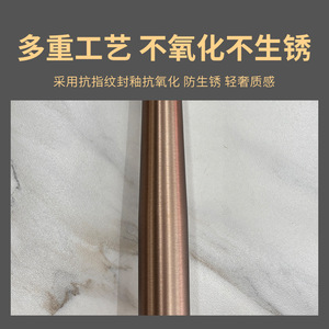 Pieds <span class=keywords><strong>de</strong></span> meubles Luye Hardware Accessories, finition or rose brossé, hauteur réglable, pour armoire, <span class=keywords><strong>table</strong></span> basse, meuble TV - Product Image 2