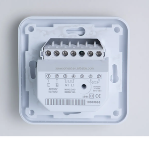 16A thiết kế hiện đại điện sưởi ấm nhiệt với 3M cảm biến bên ngoài PC vật liệu cho sàn sưởi ấm cơ khí phòng điều khiển - Product Image 6