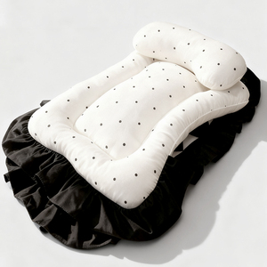 Coussin de poussette <span class=keywords><strong>pour</strong></span> animaux de compagnie en flanelle imperméable à pois, respirant, en coton, <span class=keywords><strong>pour</strong></span> chiens et chats, utilisable en toutes saisons - Product Image 5