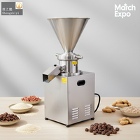 Moulin colloïdal commercial pour le broyage de fèves de cacao, de grains, de beurre d'arachide, de céréales, de pâte de sésame, de pâte de soja et de sauce chili