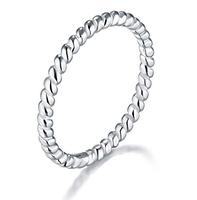 Amazon sıcak satış 925 ayar gümüş büküm parmak yüzük kadınlar için Celtic Knot sonsuzluk söz yüzüğü gül altın kaplama yüzük