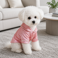 Vêtements pour chien écologiques et solides, en polyester de luxe, doux, confortables, modernes, lavables en machine, vêtements assortis pour animaux de compagnie et propriétaires