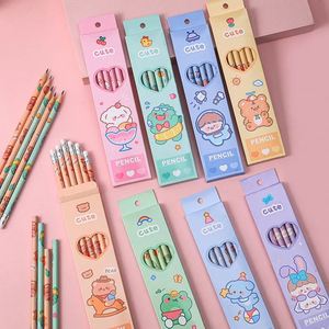 Crayons en bois personnalisés avec logo, imperméables, réutilisables, imprimés en sérigraphie, kawaii, fournitures scolaires promotionnelles, papeterie créative - Product Image 2