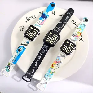 J72 nouveauté cadeaux pour enfants montre numérique pour enfants belle montre-bracelet mignonne montre électronique numérique