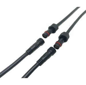 Kustom M12 M15 M16 M18 IP66 konektor pria wanita tahan air dengan 2Pin 3Pin 4Pin 5Pin kabel listrik steker kawat untuk strip LED - Product Image 4