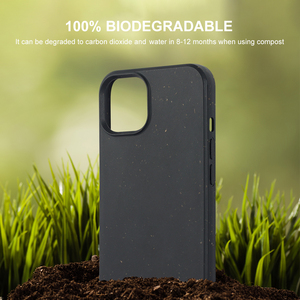 Pour <span class=keywords><strong>iPhone</strong></span> XS X XR 6 6S 7 8 11 <span class=keywords><strong>12</strong></span> 13 14 15 16 Pro Max Durable Paille De Blé Écologique Accessoires De Téléphone Mobile Housse - Product Image 3