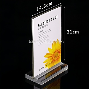 A4 Acrylic dấu hiệu hiển thị chủ S thẻ đứng A4 Acrylic dấu hiệu hiển thị chủ Tên Thẻ Nhãn đứng - Product Image 4