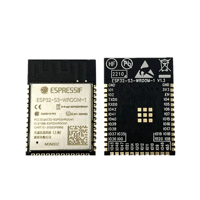 Original ESP32-S3 WiFi Module with for Bluetooth Ultra-Low Power Consumption N8R2 Certification FCC KCC CE TELEC Certified