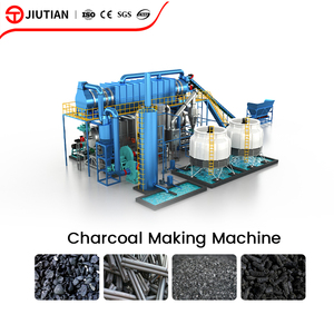 Four à charbon de coco continu pour la production de biochar à partir de déchets de biomasse - Product Image 3