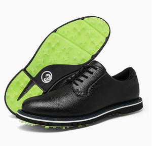 Chaussures de golf professionnelles haut de gamme en cuir véritable imperméables avec crampons pour hommes toutes saisons - Product Image 3