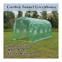 Usine commerciale bas prix tente agricole serre verte Polytunnel tunnel en plastique pe serre à travée unique à vendre