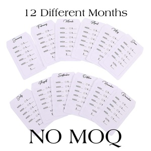 Tablero de carpeta de presupuesto insertado A5/A6/A7 superventas de Hongbo para revisión de cheques con 3 agujeros de 12 hojas/24 páginas en 12 meses - Product Image 3