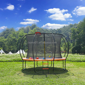 Zoshine <span class=keywords><strong>Trampoline</strong></span> extérieur PVC filet de sécurité en plastique alliage acier cadre diamètre 244/305/<span class=keywords><strong>365</strong></span>/426 cm GS certifié usage domestique enfants - Product Image 3