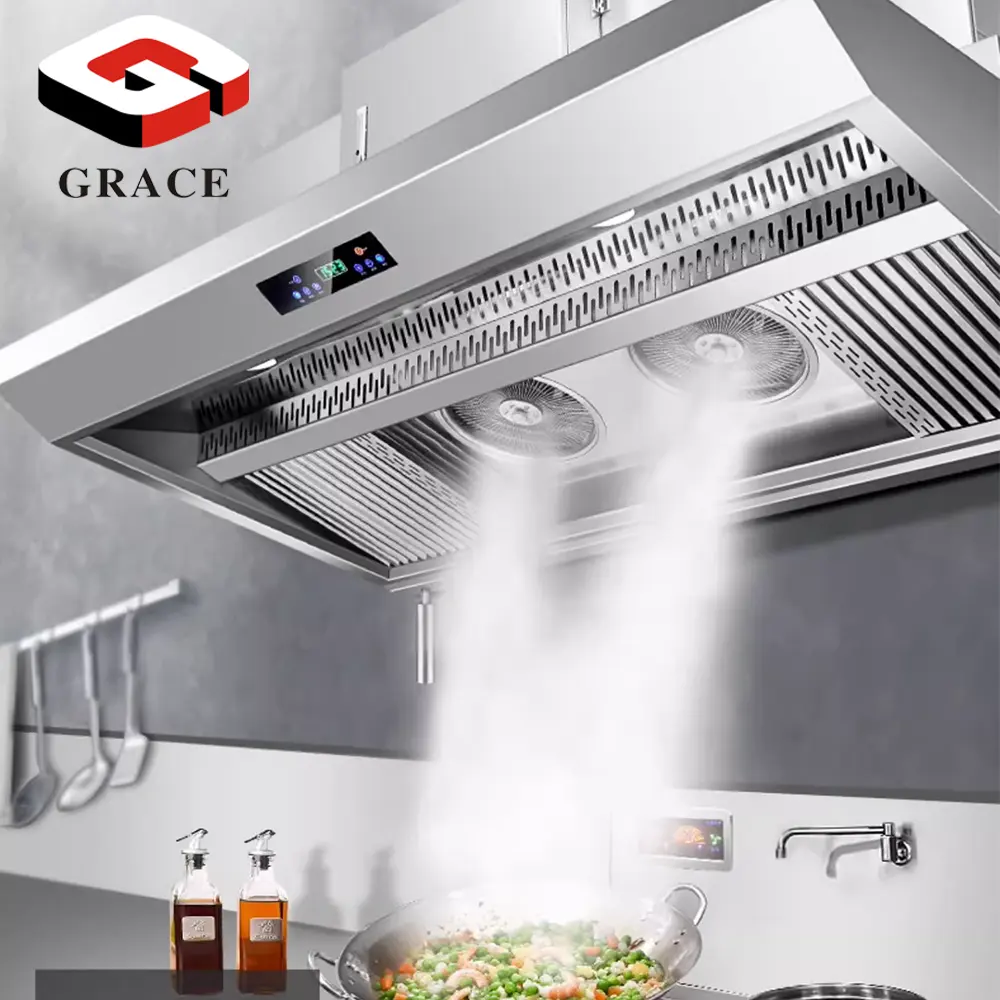 غطاء المحمول من Grace المطعم أدوات مطبخ مطعم من الفولاذ مخصص للاستخدام في المطبخ مع مزيل للجزيرة غطاء المحمول لشواء الفضة الكهربائية 220