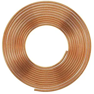 Cheap Price Ac Copper Tube Coil 6mm Copper Pipes boiler roll 1 inch diameter for air conditioner