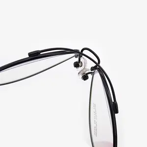 ब्रांड स्मृति टाइटेनियम पायलट पुरुषों कंप्यूटर चश्मा रेट्रो अंडाकार ऑप्टिकल Eyewear तमाशा पर्चे चश्मा फैक्टरी प्रत्यक्ष