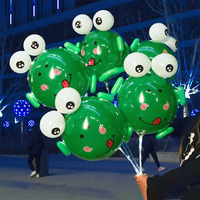 Ballons en latex en forme de grenouille pour fêtes - Vente en gros, couleurs et tailles personnalisées, MOQ 500 pièces