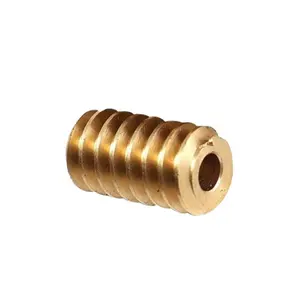 Customized Metal Worm Wheel Screw Brass Worm Gear Shaft