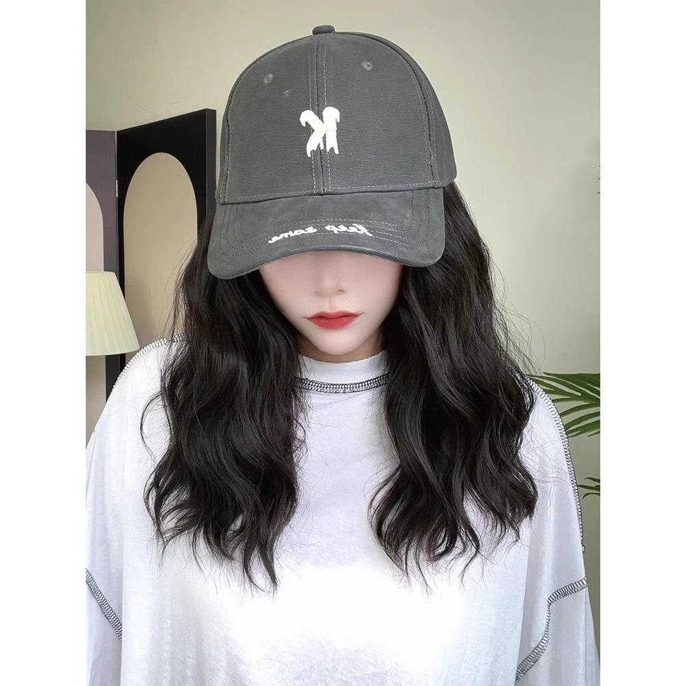 หมวกเบสบอลสีเทาสโมคกี้ [สีน้ำตาลดำ]