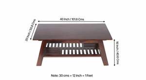 Table basse rectangulaire moderne faite à la main en bois de Sesham massif Meuble de salle à manger ovale côtelé pour la maison et le restaurant Produit en vrac - Product Image 5