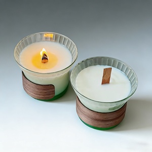 Ventes chaudes, bougies en verre personnalisées avec logo, parfumées, luxe, best-sellers, bougies parfumées à la soja, aromathérapie, marque privée de luxe - Product Image 5