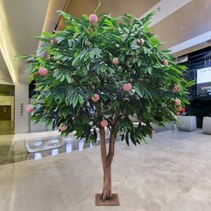 Arbre artificiel pêcher, hawthorn, <span class=keywords><strong>cerisier</strong></span>, pour <span class=keywords><strong>d</strong></span>écoration intérieure, hôtels et centres commerciaux - Product Image 2