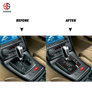 Adesivo di rivestimento del pannello del cambio in fibra di carbonio per <span class=keywords><strong>Alfa</strong></span> <span class=keywords><strong>Romeo</strong></span> 159 Brera Spider 2004-2024 accessori interni - Product Image 2