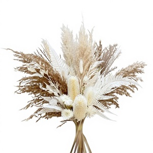 Arreglo <span class=keywords><strong>de</strong></span> Hierba <span class=keywords><strong>de</strong></span> Pampas Seca Natural - Decoración Rústica Boho para Bodas, Oficinas, Fiestas, Ramos <span class=keywords><strong>de</strong></span> <span class=keywords><strong>Novia</strong></span> y Damas <span class=keywords><strong>de</strong></span> Honor - Product Image 1