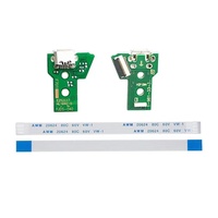 Circuit imprimé de prise de Port de charge USB pour carte PCB de contrôleur PS4 avec câble ruban flexible JDS 011 001 030 040 055(JDS-011)
