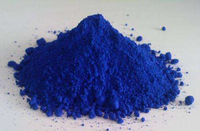 Revêtement de peinture bleu d'oxyde de fer rapide de prix usine avec la pierre culturelle de tuile de couleur de pigment inorganique avec le bleu de saphir